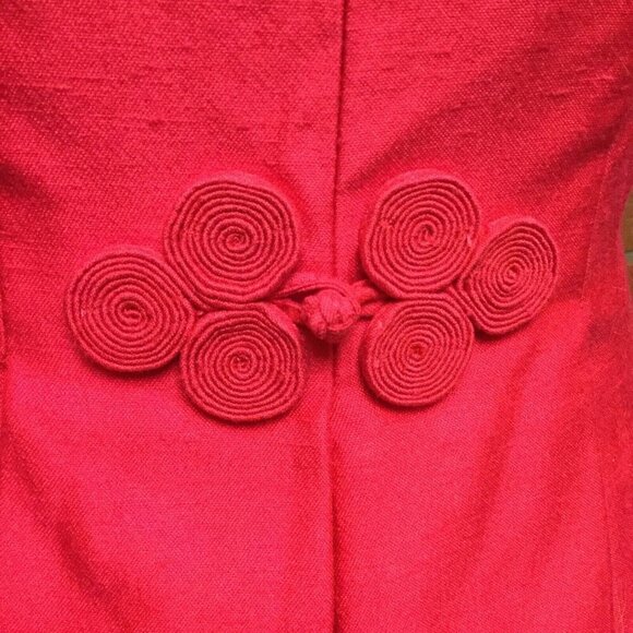 Vintage Watters and Watters Pink Formal Skirt & Top Set Peplum Short Sleeve USA - Picture 5 of 7